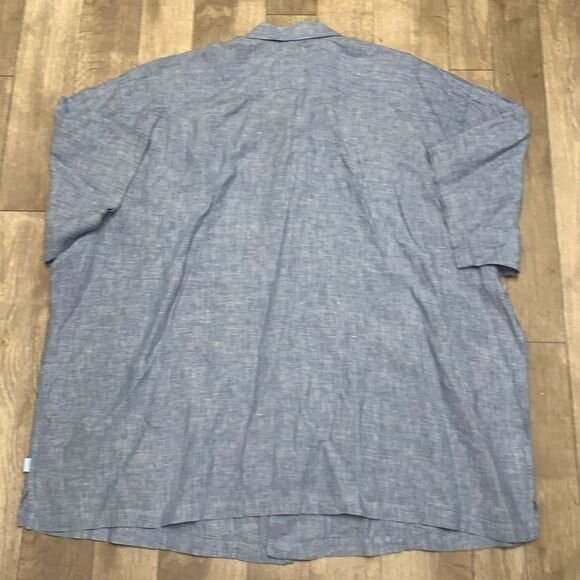 Tommy Bahama 100% Linen Relax Button Down Shortsleeve Shirt “Like New”‎ - Picture 2 of 6